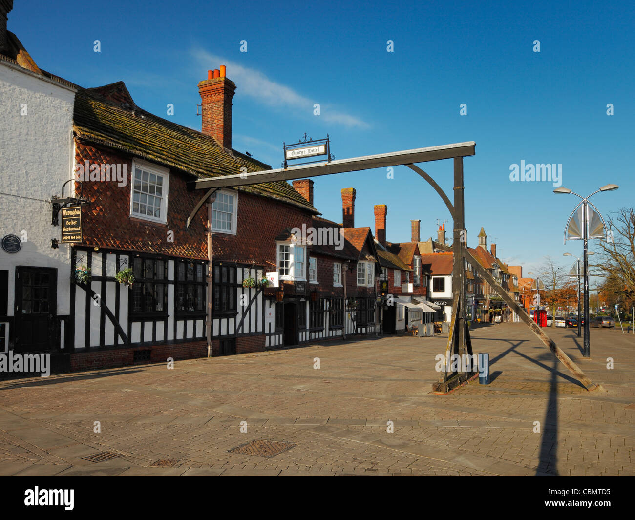 High Street Crawley. Banque D'Images