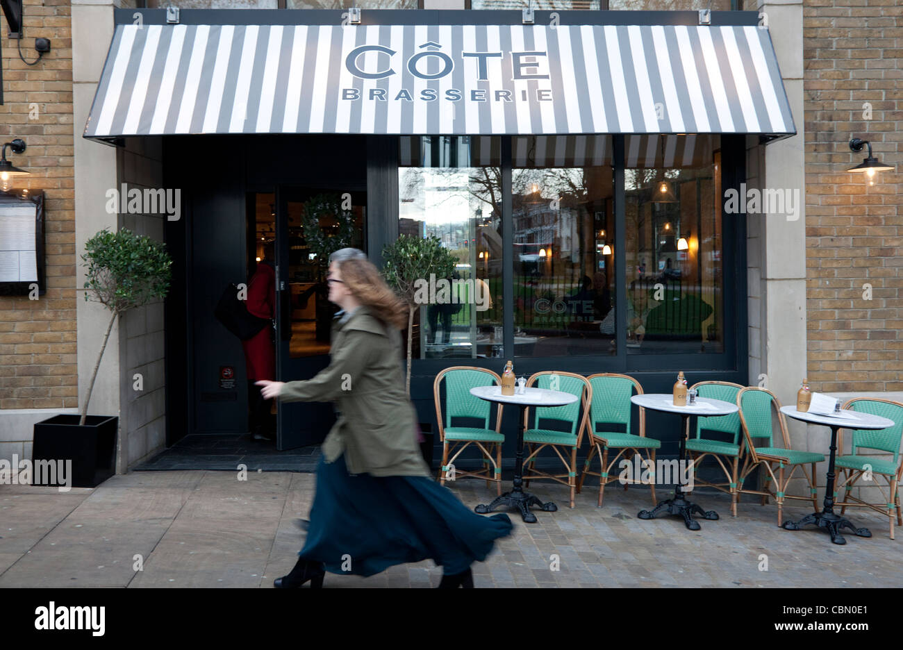 Nouvelle direction générale de la côte belge à Islington, Londres Banque D'Images