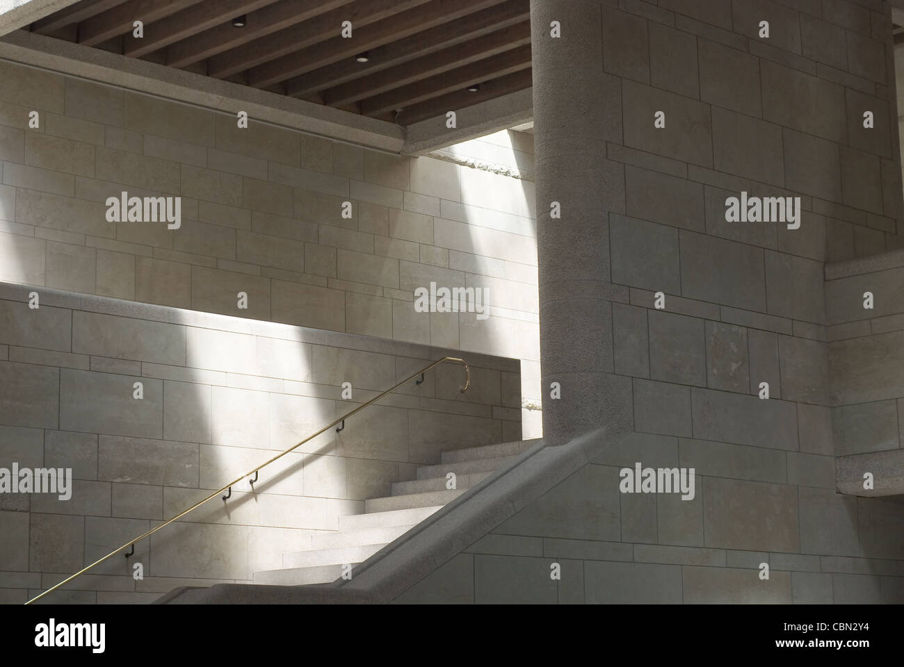 Soleil créatif comme élément de design d'Intérieur Escalier Banque D'Images