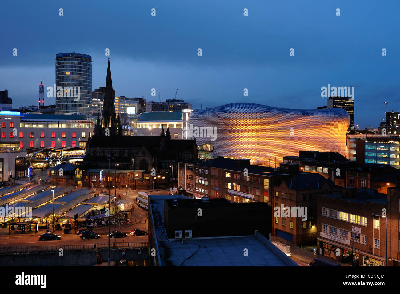 Le centre-ville de Birmingham skyline Banque D'Images