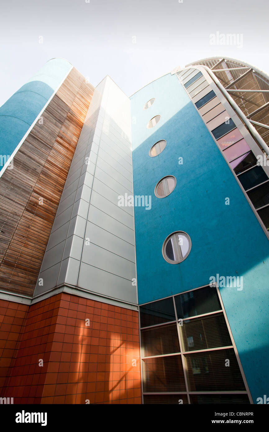 Le bâtiment Devonshire à l'Université de Newcastle conçus pour avoir une faible empreinte carbone. Banque D'Images