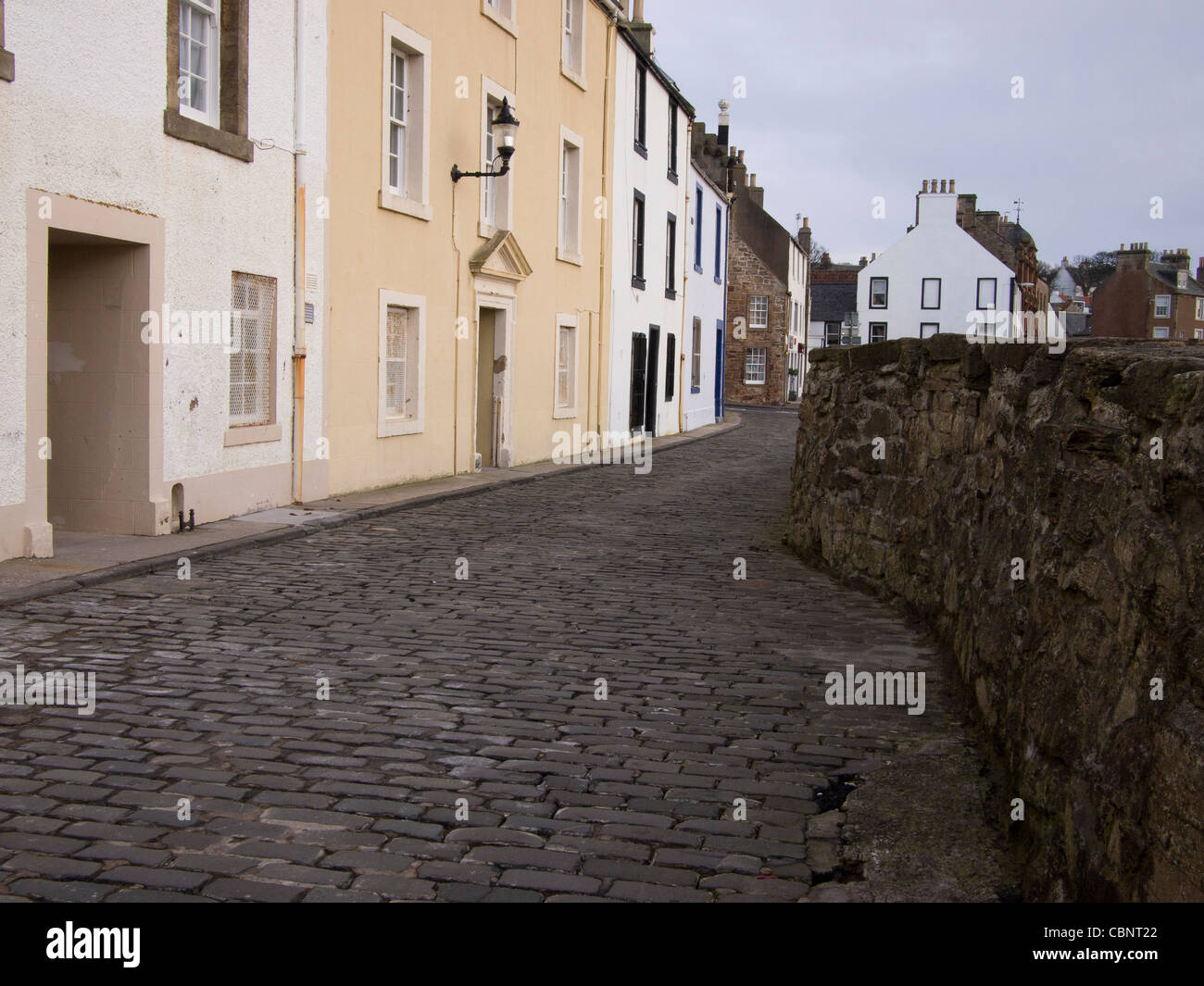 Castle Street, d'Anstruther, Fife, Scotland Banque D'Images