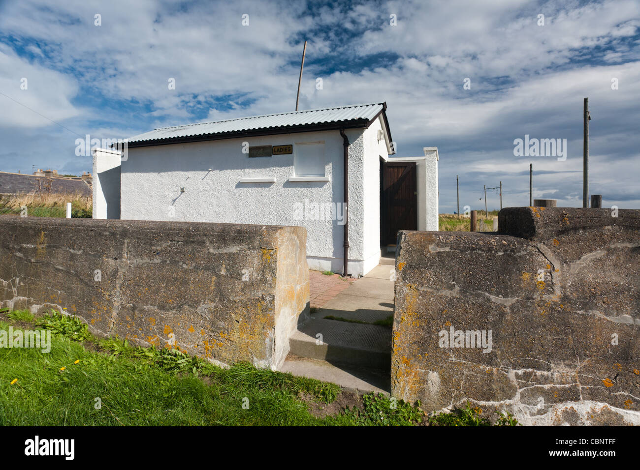 Les toilettes publiques, des Balintore, Ross & Cromerty, Ecosse Banque D'Images