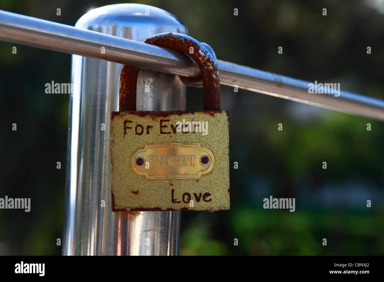 Cadenas d’amour Banque D'Images