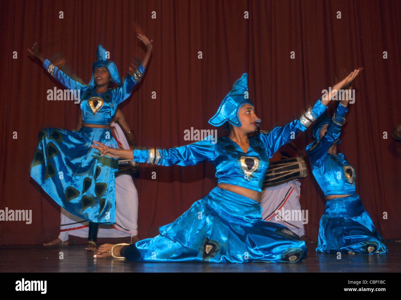 La danse traditionnelle, Kandy, Sri Lanka Banque D'Images