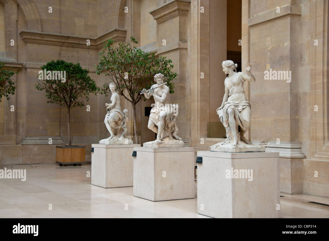 Musée du Louvre Paris France Banque D'Images