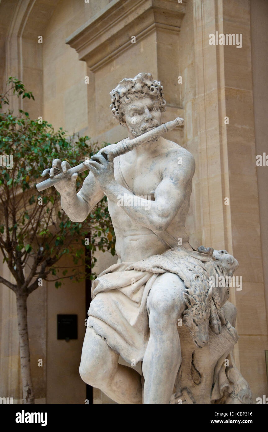 Musée du Louvre Paris France Banque D'Images