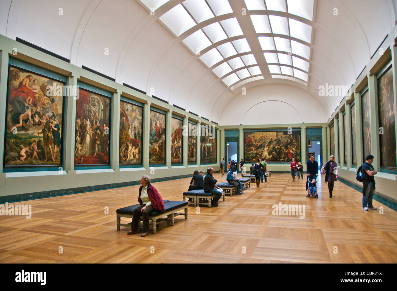 Musée du Louvre Paris France Banque D'Images