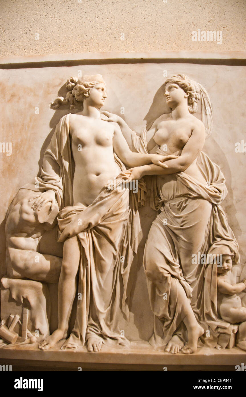 Musée du Louvre Paris France Banque D'Images