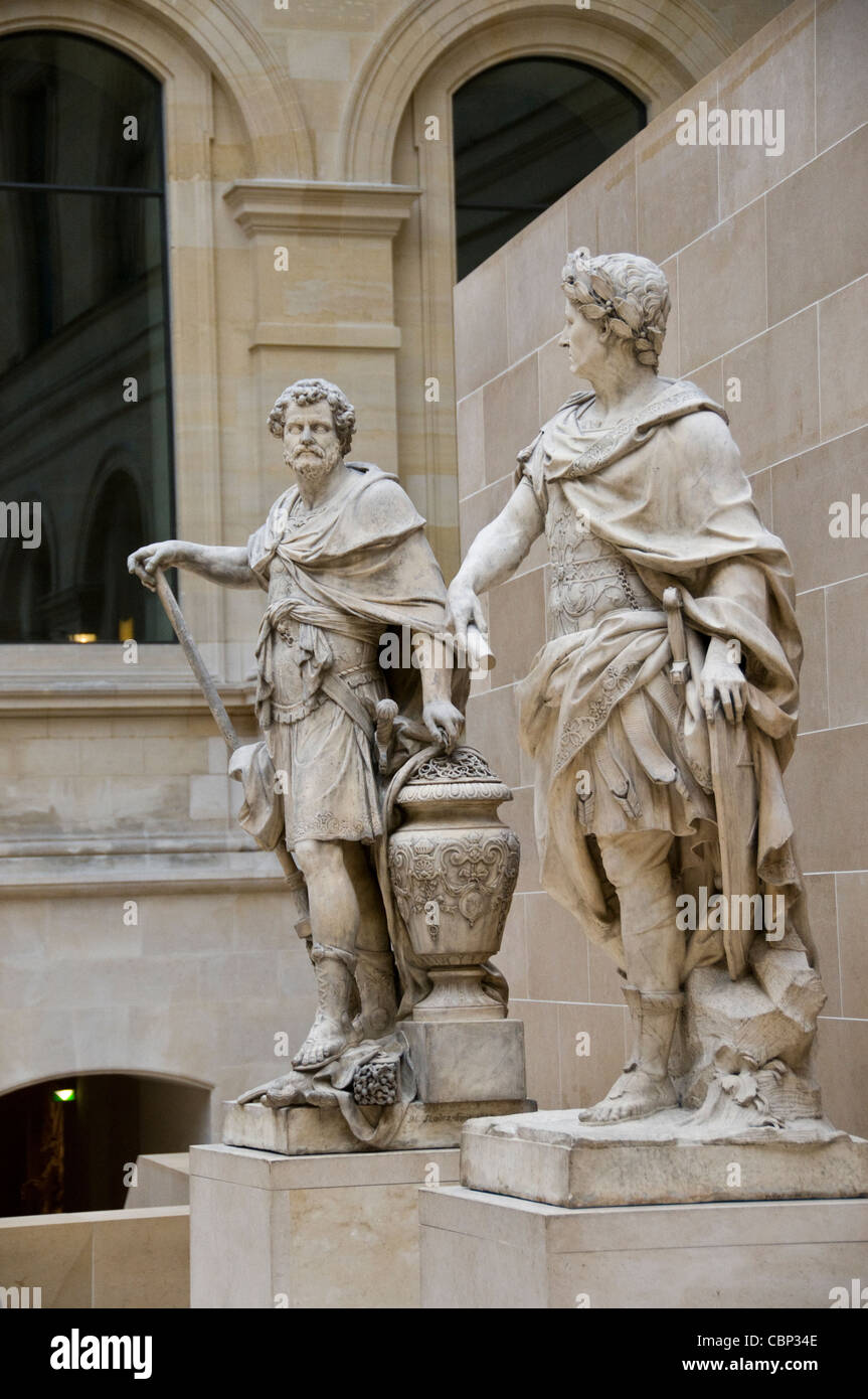 Musée du Louvre Paris France Banque D'Images