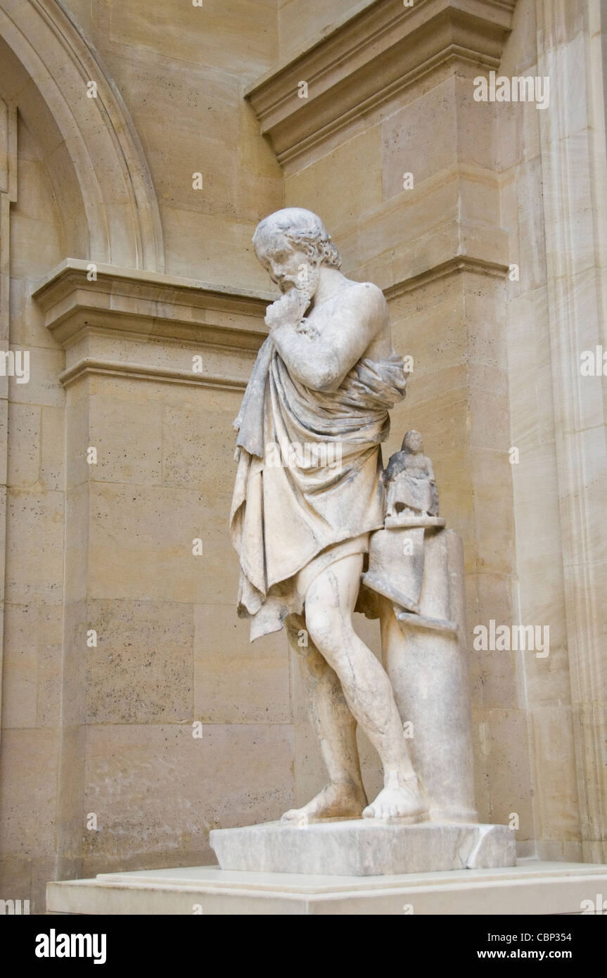 Musée du Louvre Paris France Banque D'Images