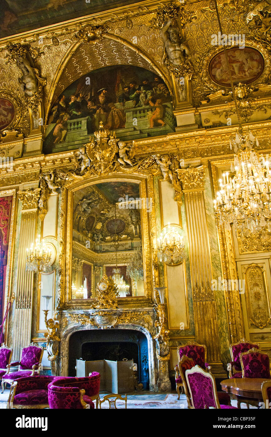 Musée du Louvre Paris France Banque D'Images