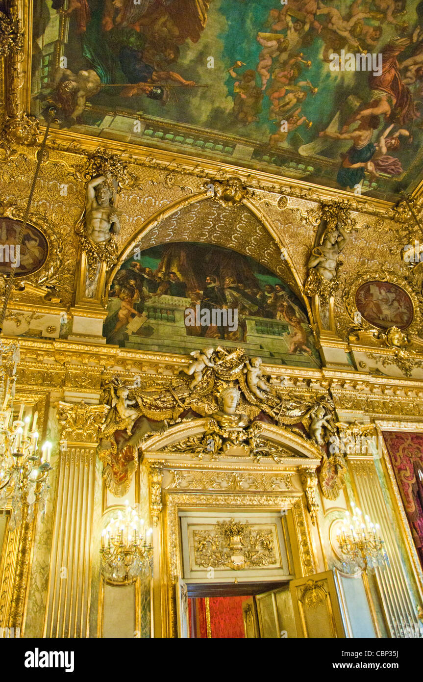 Musée du Louvre Paris France Banque D'Images