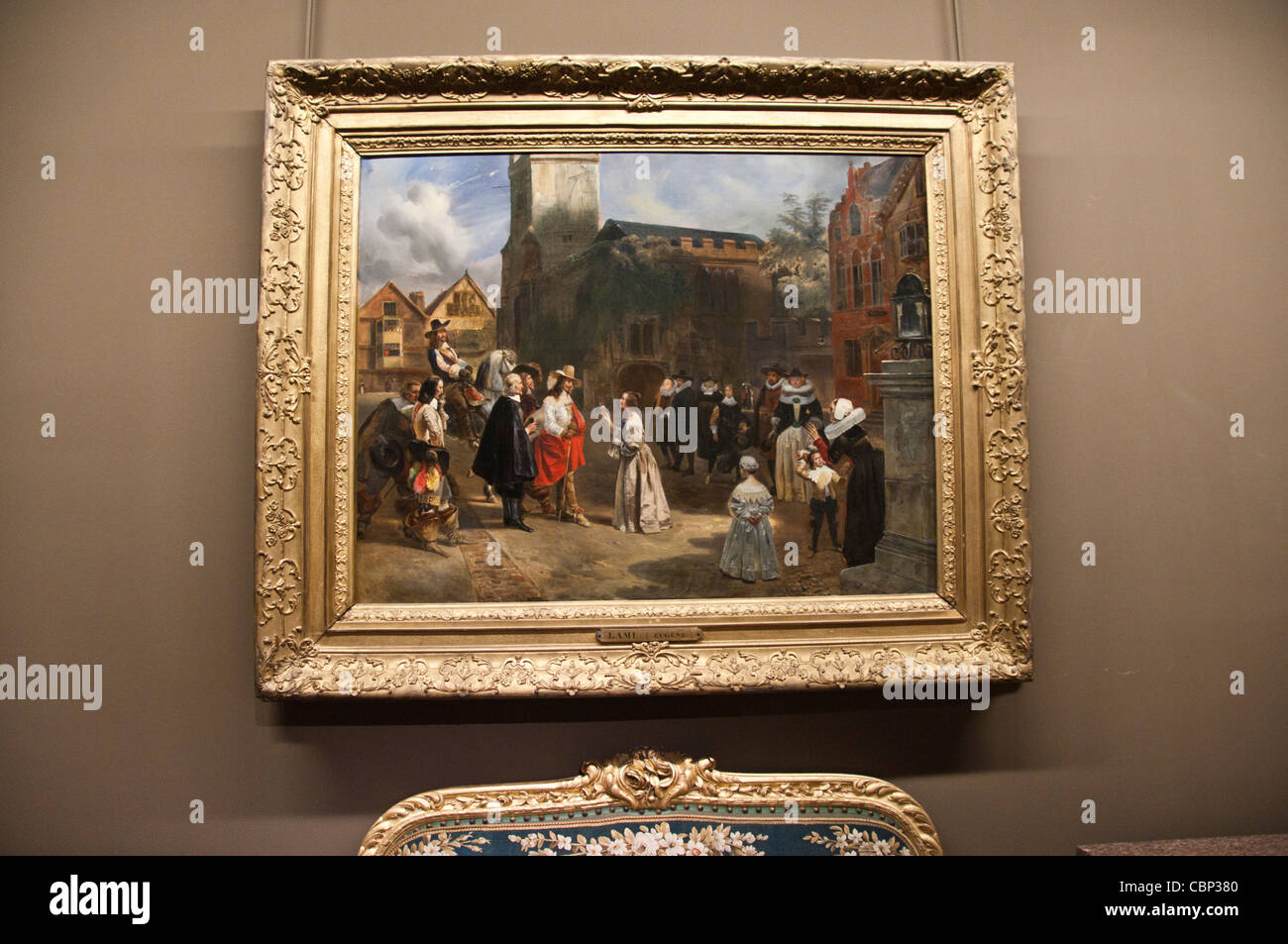 Musée du Louvre Paris France Banque D'Images