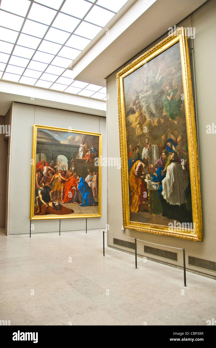 Musée du Louvre Paris France Banque D'Images