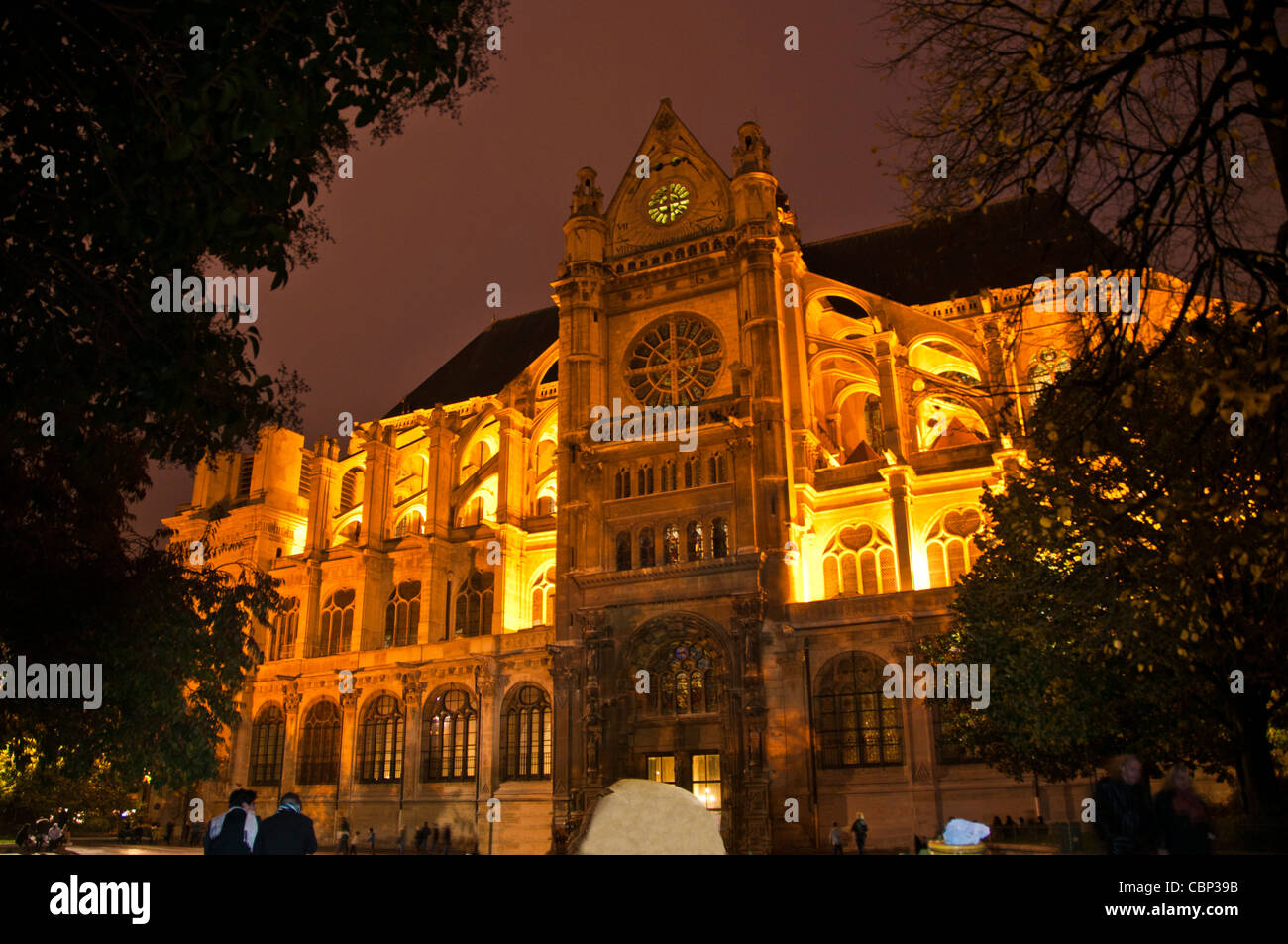 Saint Eustache Saint church Paris France Banque D'Images