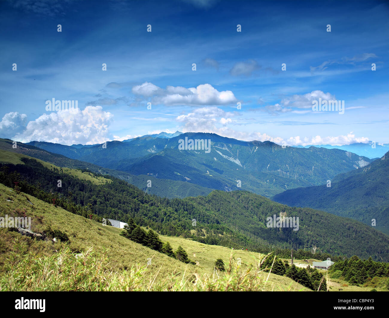 Il Huan montagnes du Sud Taïwan est de plus de 3000 mètres de haut Banque D'Images