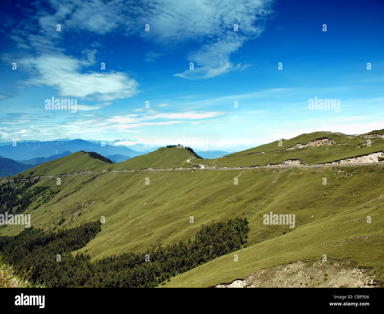 Il Huan montagnes du Sud Taïwan est de plus de 3000 mètres de haut Banque D'Images