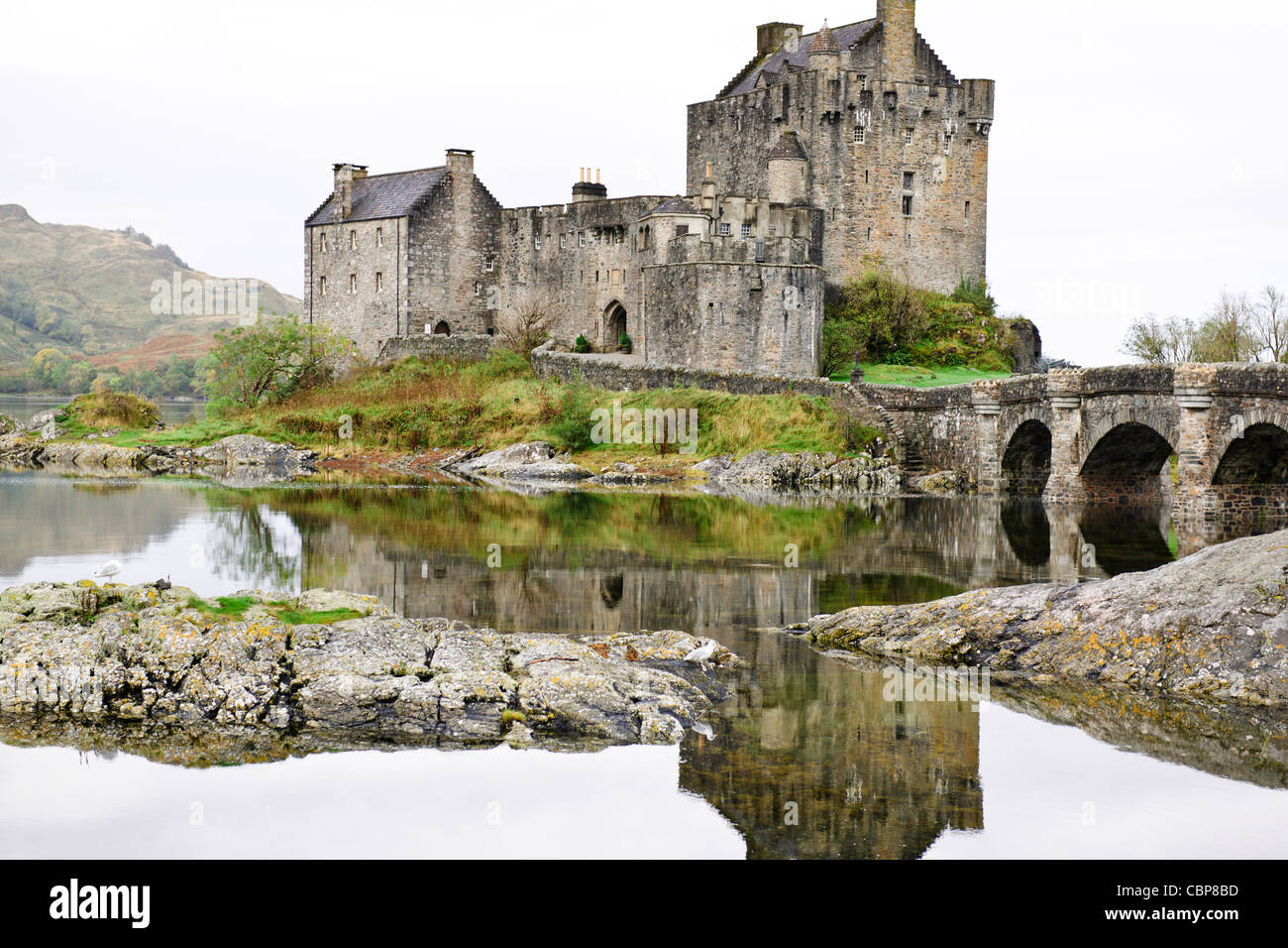 Le Château d'Eilean Donan,Loch Duich,,près de Skye & Lochalsh,Highlands, Ecosse Banque D'Images