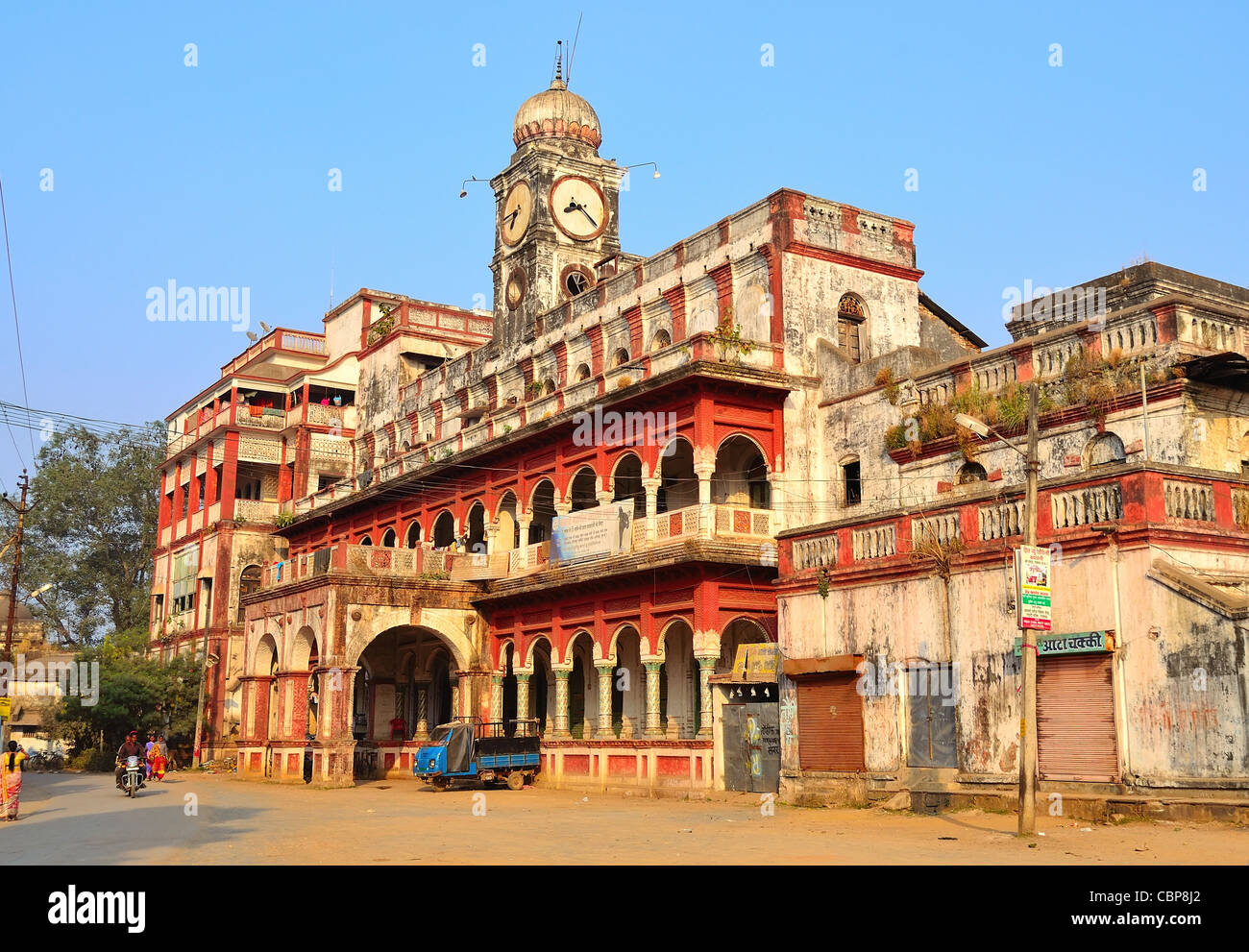 Pearl Palace (Moti Mahal), lieu d'un festival indien bien connu célébré dans son état Chhattisgarh- 'Chakradhar Samaroh' Banque D'Images