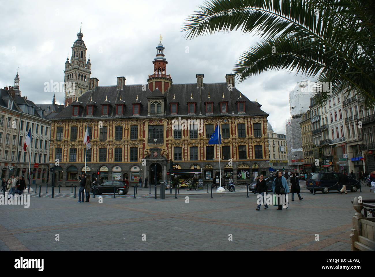 Place du charles de gaulle Lille france Banque D'Images