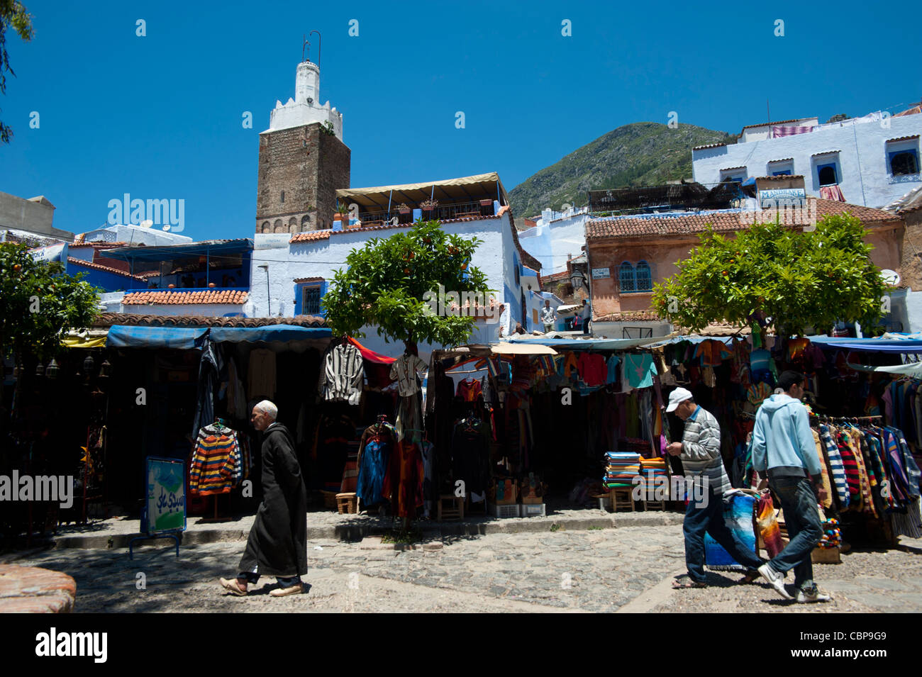 Chefchaouen, région du Rif. Le Maroc.L'Afrique du Nord. Banque D'Images