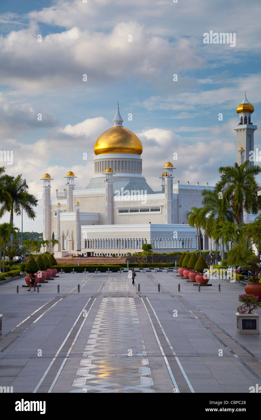 Mosquée Omar Ali Saifuddien, Bandar Seri Begawan, Brunei Banque D'Images