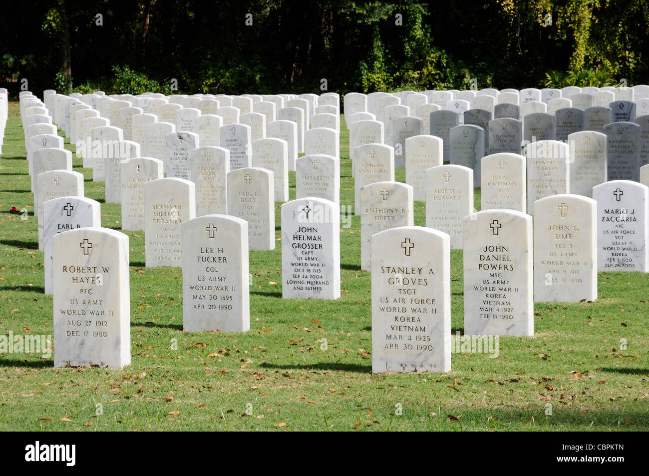 Cimetière National de la floride dans la Withlacoochee State Forest Florida USA Banque D'Images