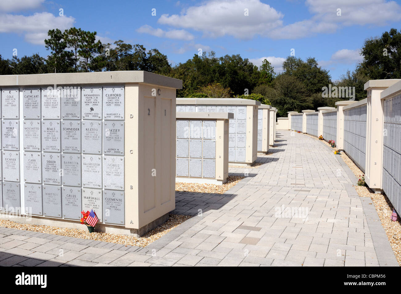 Cimetière National de la floride dans la Withlacoochee State Forest Florida USA Banque D'Images