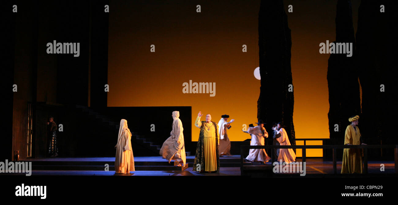 Salomé, Salomé - Drame lyrique en 1 acte - en un acte musique de Richard Strauss -à partir de la nouvelle d'Oscar Wilde - direction musicale : Banque D'Images