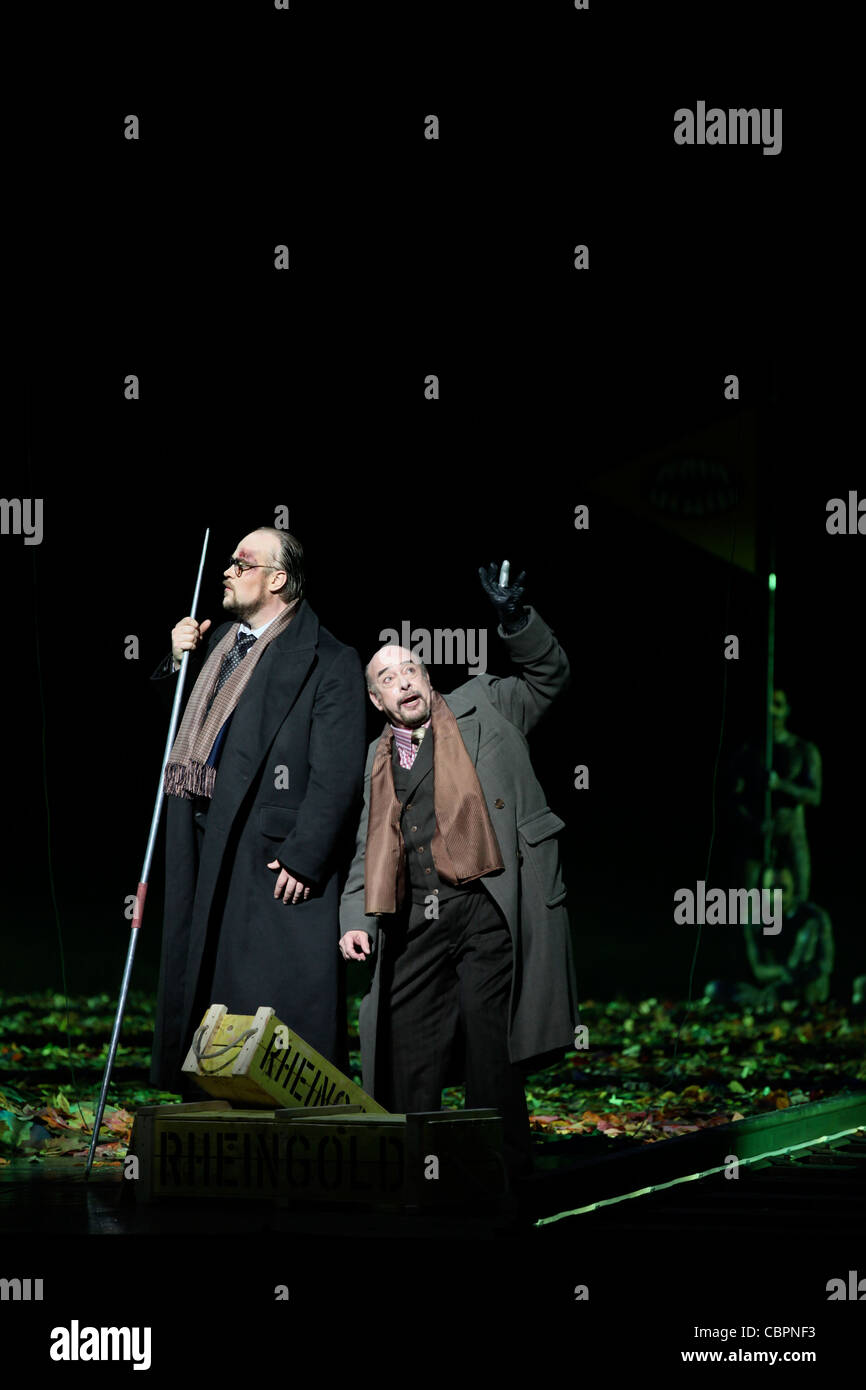 SIEGFRIED, Siegfried - musique de Richard Wagner - Deuxième journée en trois actes du festival scénique : L'Anneau du Nibelung - Banque D'Images