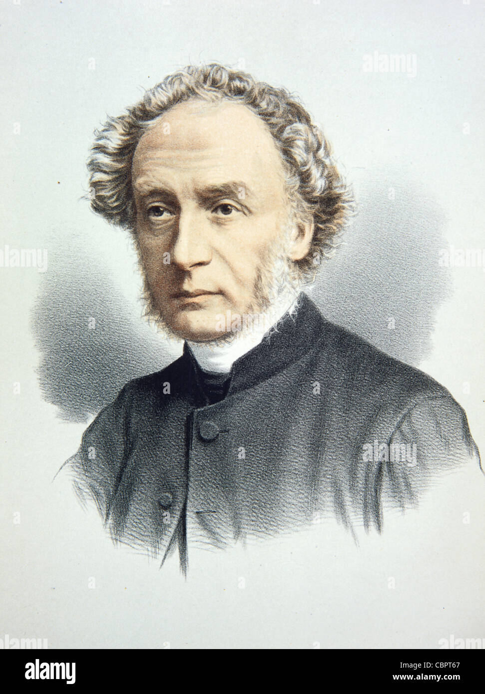 Portrait de Charles John Ellicott (1819-1905) évêque de Gloucester & Bristol. Clérical, critique biblique et académique. Anglais Nouveau Testament Co Banque D'Images