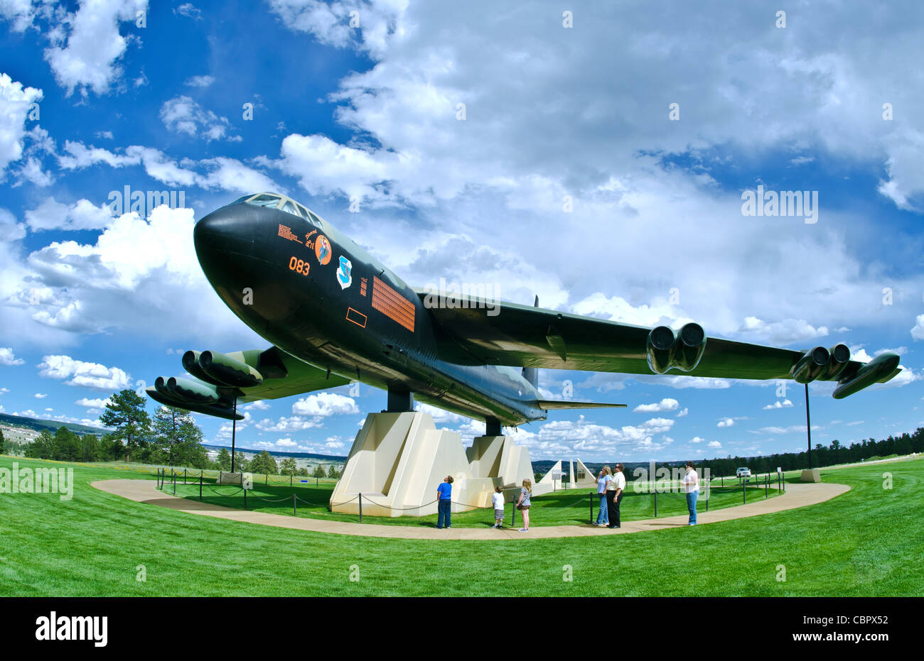 Colorado Colorado Springs Air Force Academy de bombardiers B-52 Stratofortress D Diamond Lil plan de guerres Banque D'Images