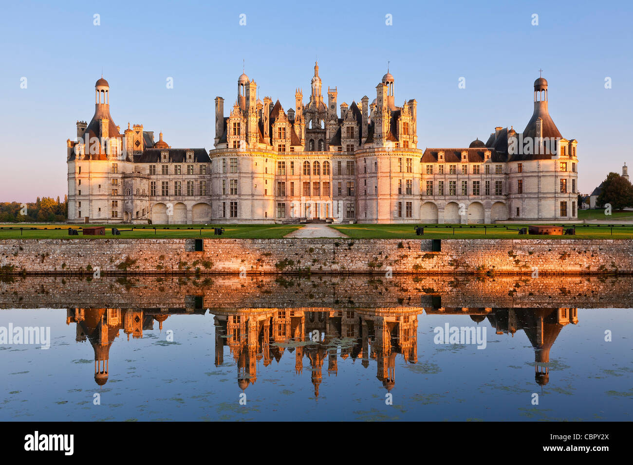 Vallée de la Loire, le château de Chambord Banque D'Images