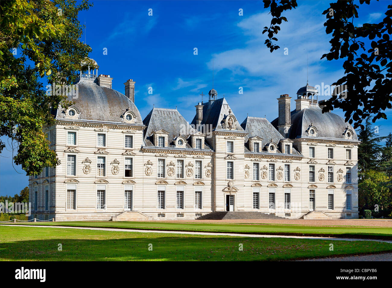 Vallée de la Loire, le château de Cheverny Banque D'Images