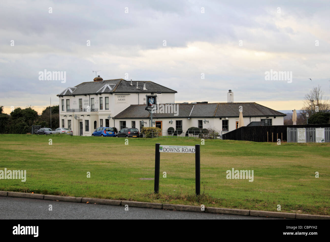 Epsom Downs Surrey England UK Banque D'Images