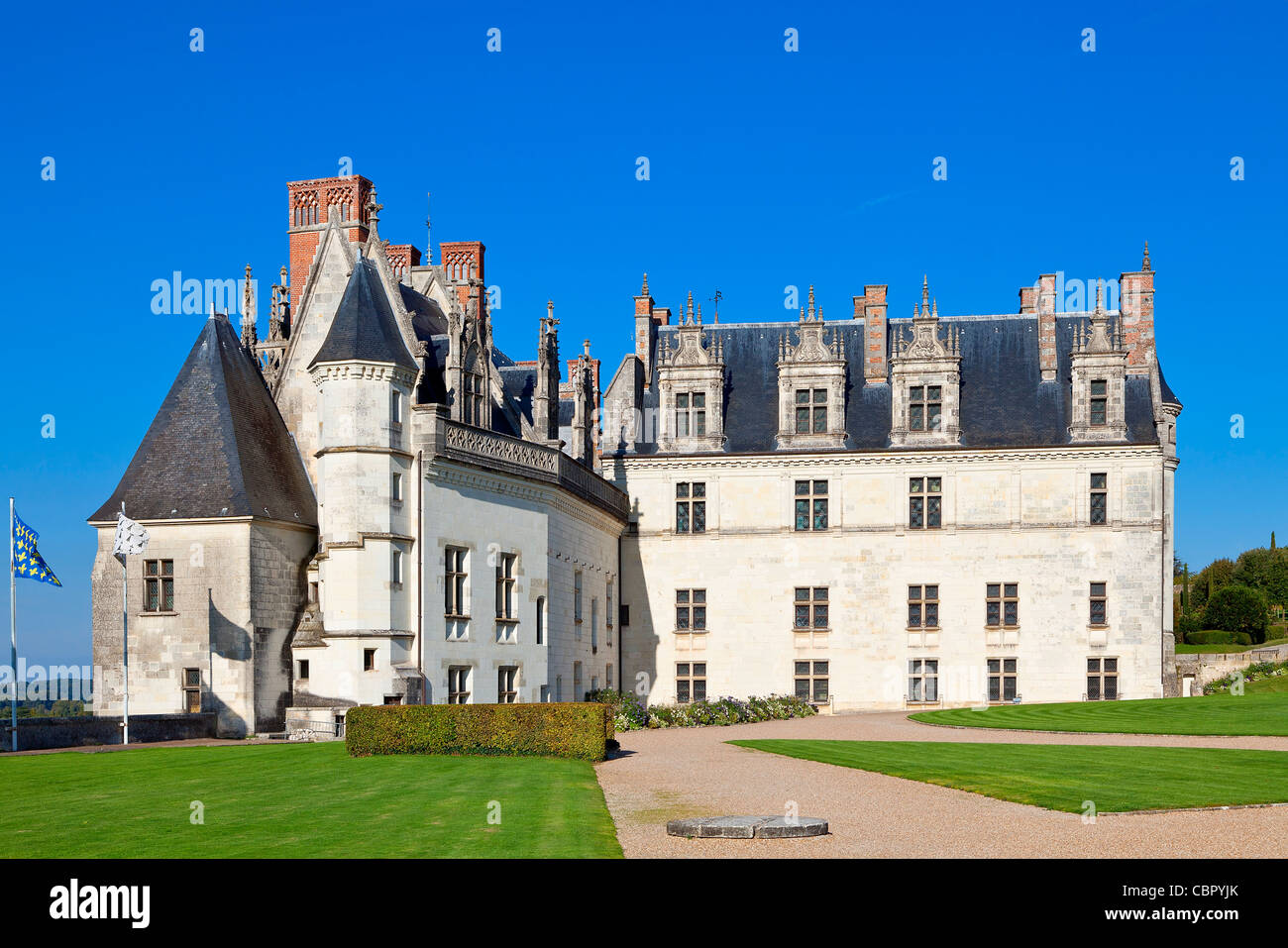Vallée de la Loire, château d'Amboise Banque D'Images