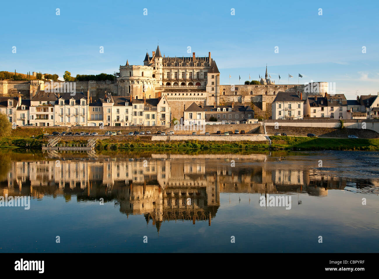 Vallée de la Loire, château d'Amboise Banque D'Images