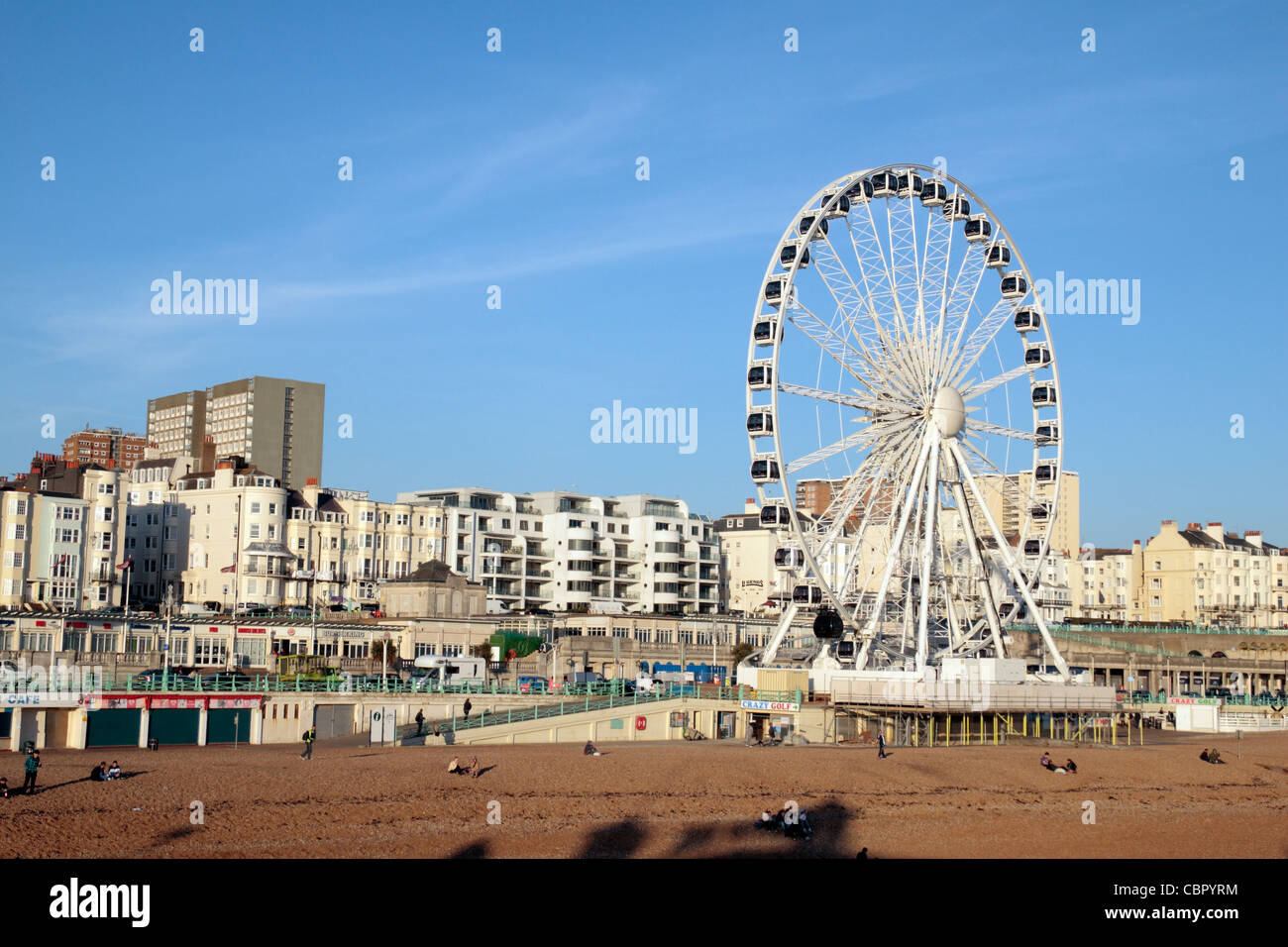 La roue de Brighton (grande roue) sur le front de mer de Brighton, East  Sussex, Angleterre Photo Stock - Alamy
