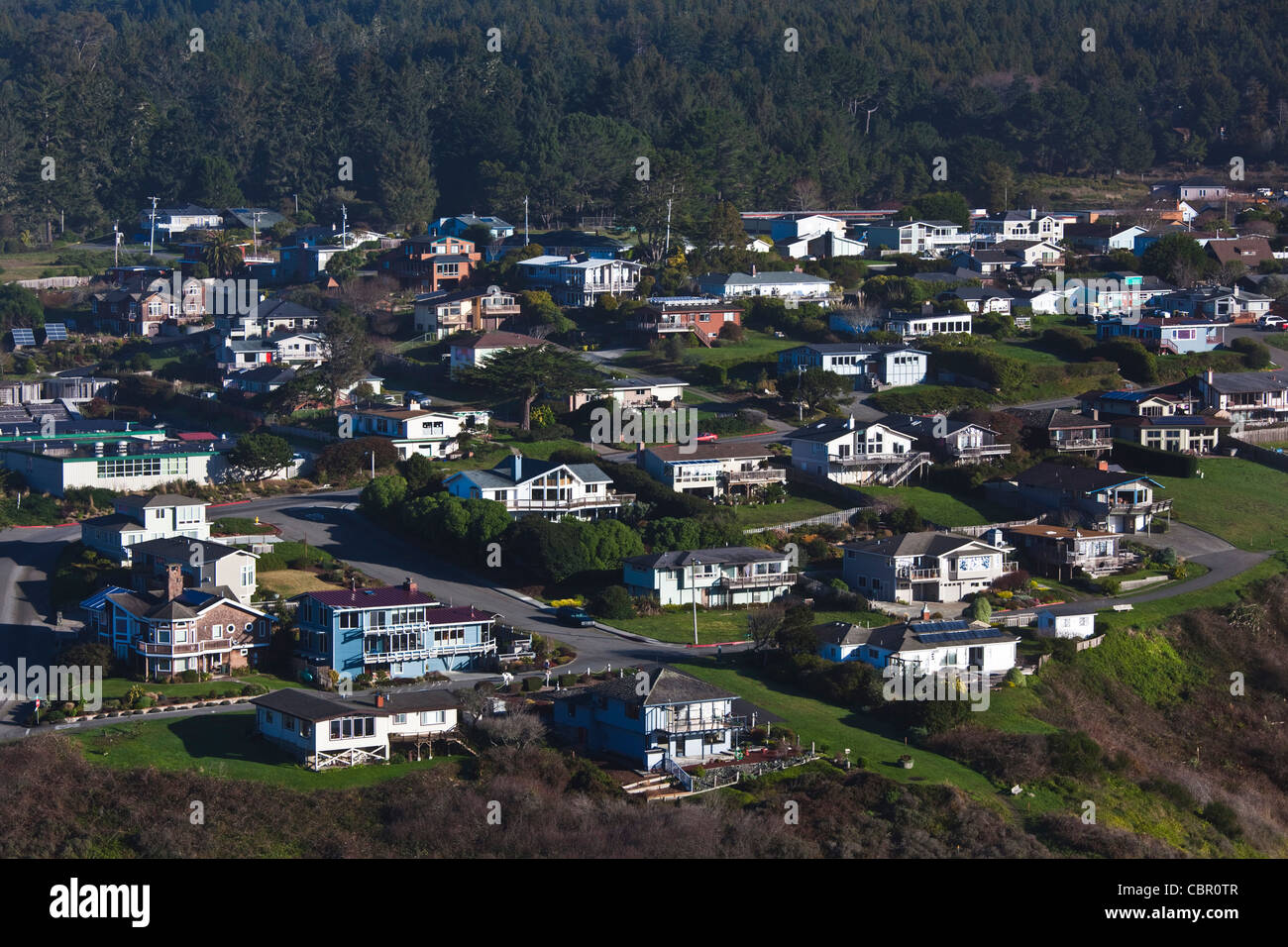 États-unis, Californie, Californie du Nord, Côte nord, Trinidad, la ville de Trinidad Head Banque D'Images