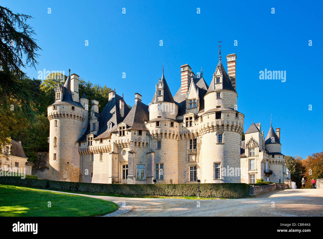 Vallée de la Loire, le Chateau d'Ussé Banque D'Images