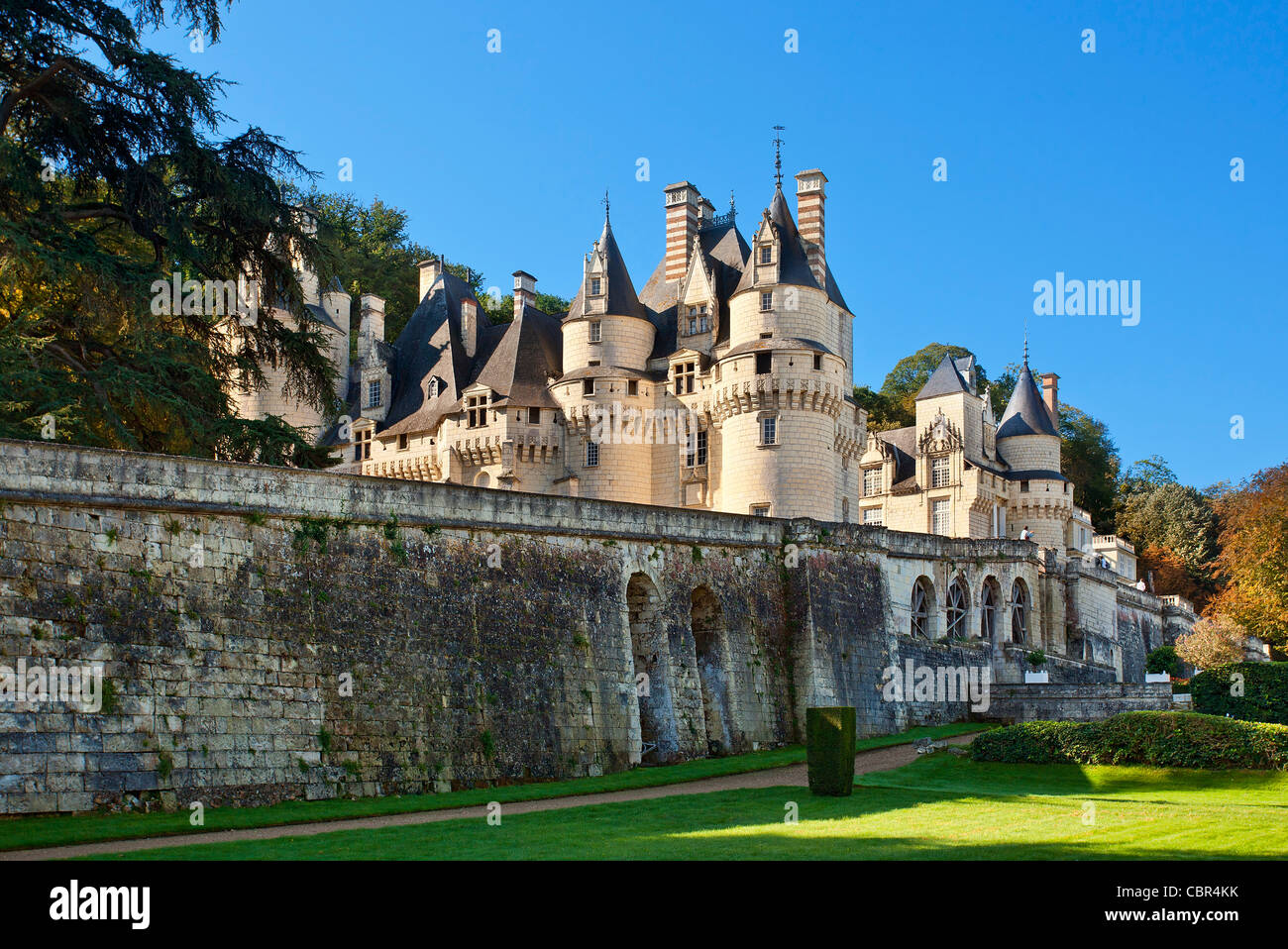Vallée de la Loire, le Chateau d'Ussé Banque D'Images