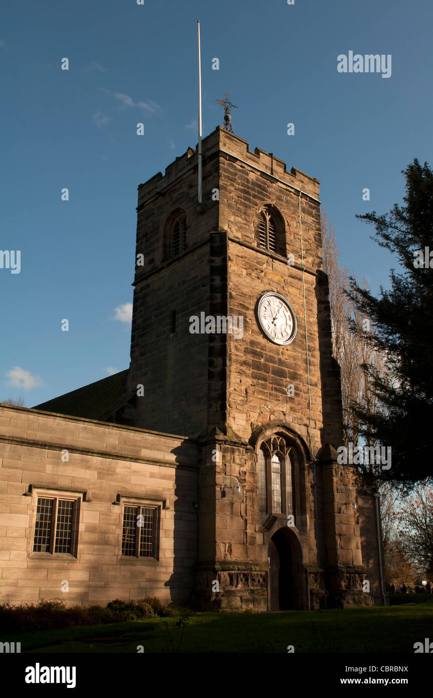 All Saints Church, Chilvers Coton, Nuneaton, Warwickshire, England, UK Banque D'Images