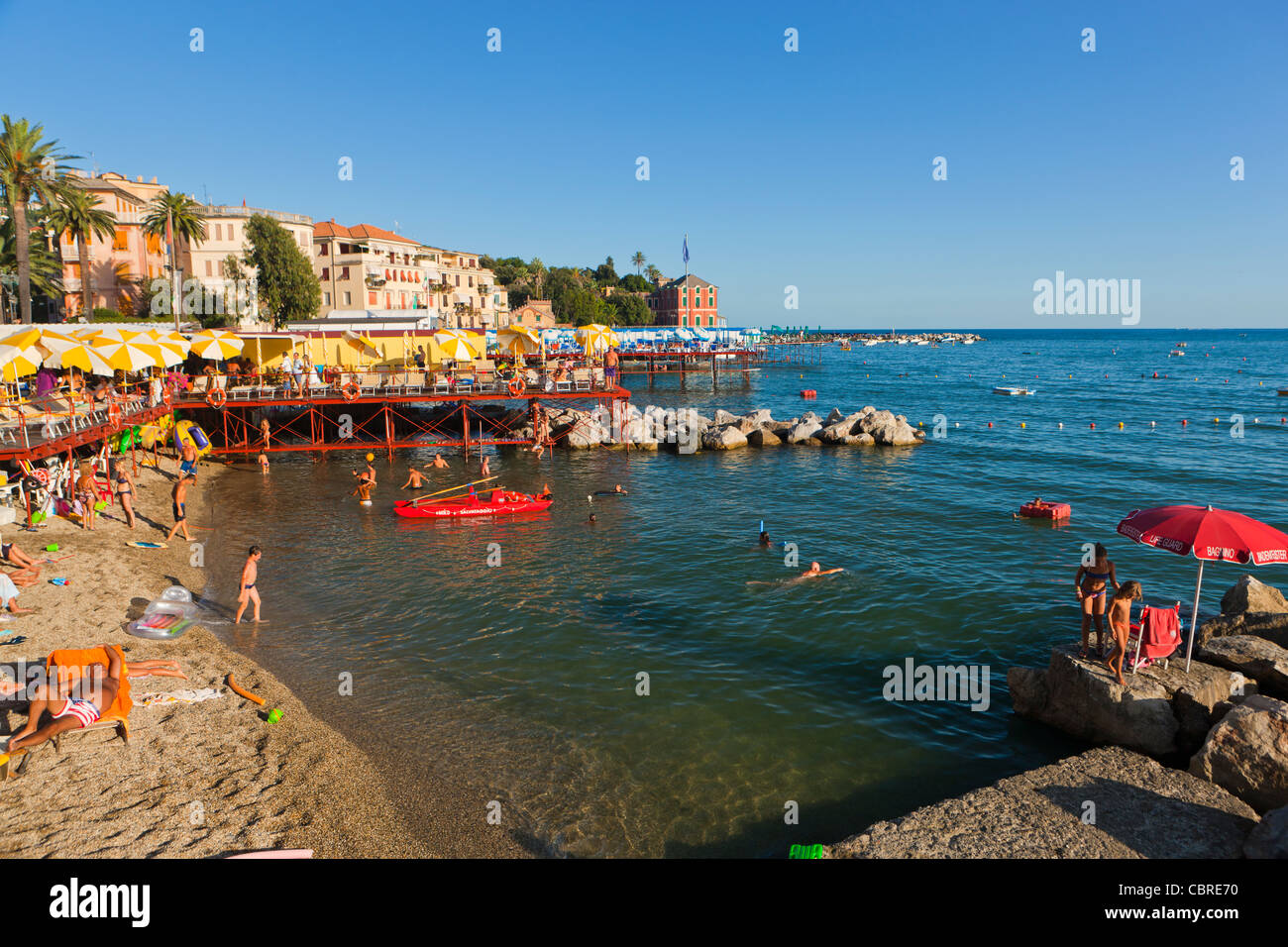 Rapallo, Province de Gênes, ligurie, italie Banque D'Images