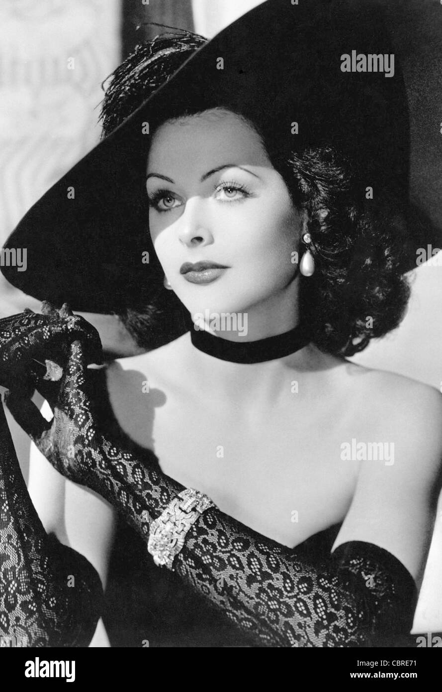 Hedy Lamarr ( 9 Novembre, 1913 - janvier 19, 2000 )- Austrian-American l'actrice Banque D'Images