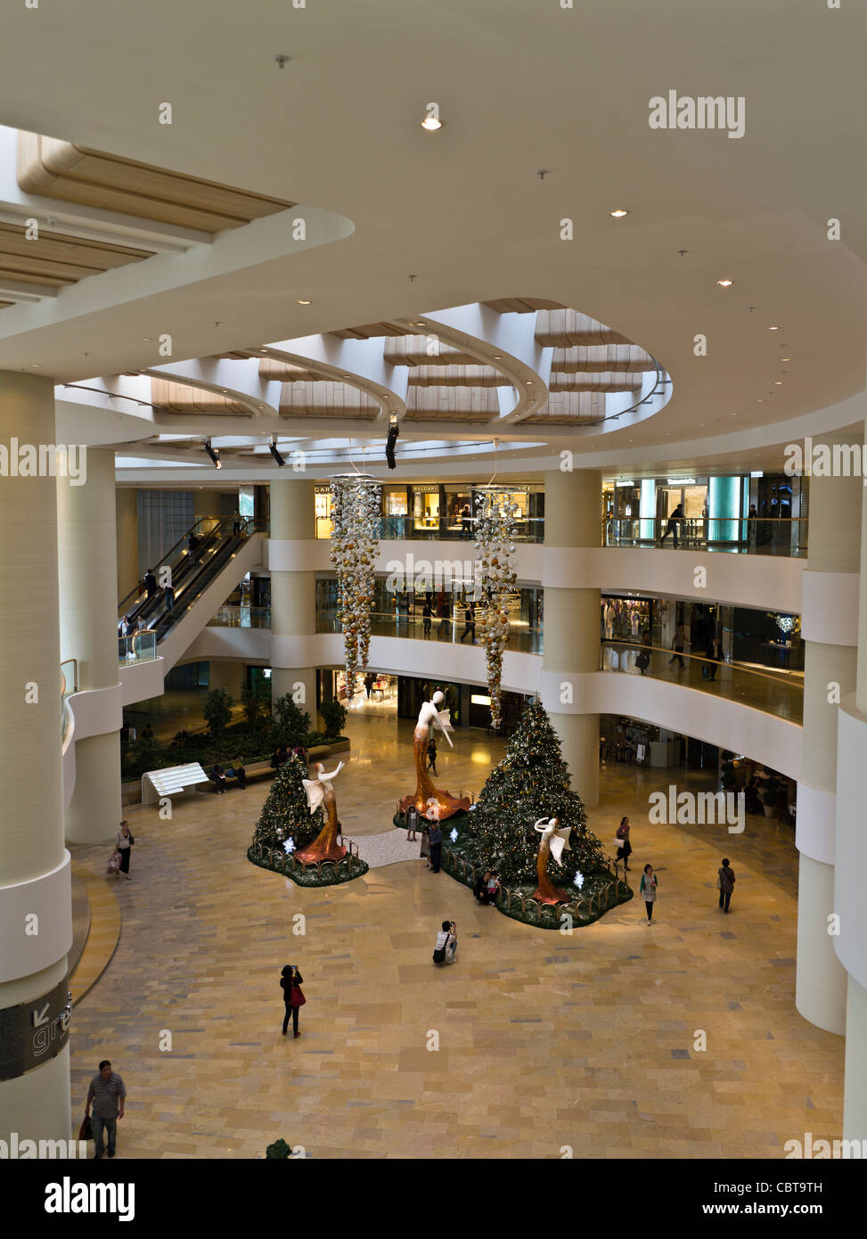 Pacific Place dh chinois de Hong Kong de l'AMIRAUTÉ en décoration de Noël shopping mall Banque D'Images