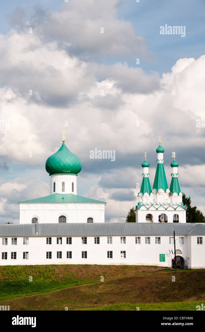 Aleksandro-Svirsky monastère, dans la région de Leningrad, Russie Banque D'Images