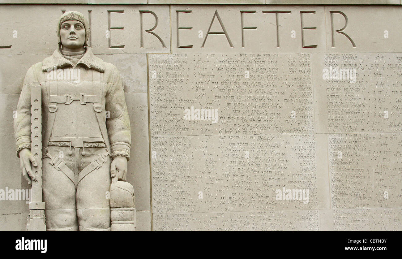 Mur des noms de monument commémoratif de guerre Banque D'Images