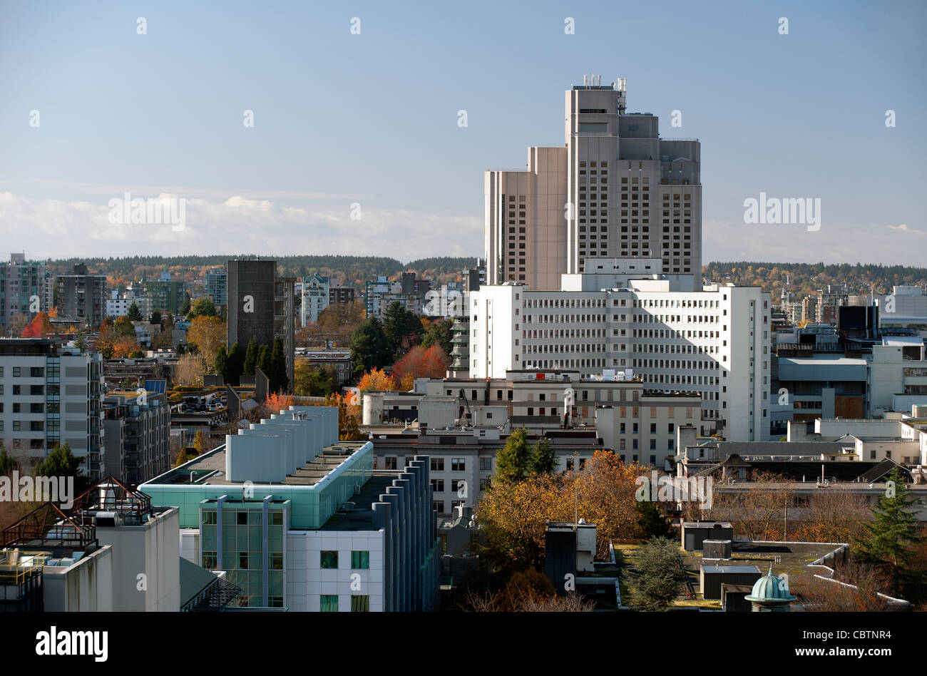 Les bâtiments modernes à Vancouver Banque D'Images