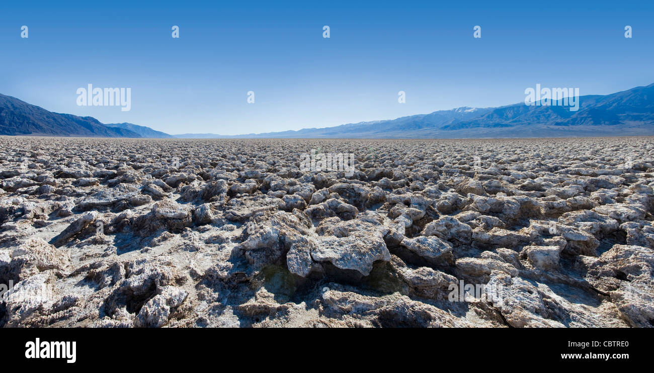 Golf de diables, Death Valley National Park, États-Unis Banque D'Images